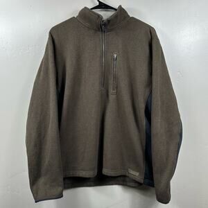 Nike ACG Men’s 1/4 Zip Fleece Pullover Sweater Size Large - Brown